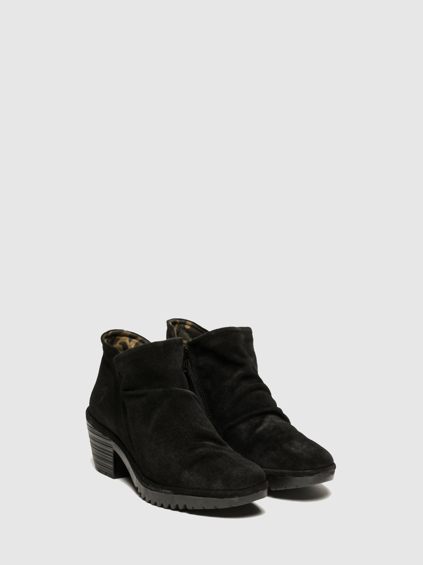 Fly London Botins com Fecho em Preto